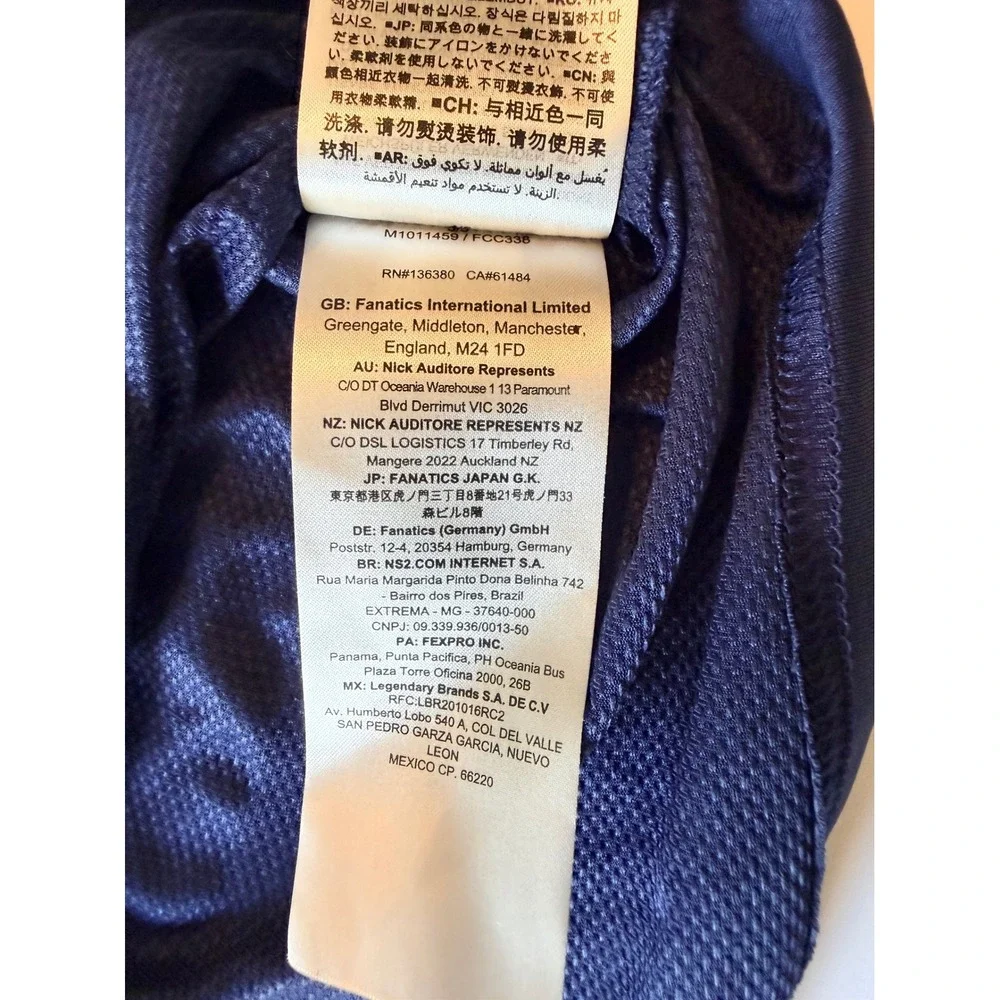 Nike New York Yankees Women XS‎ Navy Blue Mesh T-Shirt MLB Number 7 M1011459